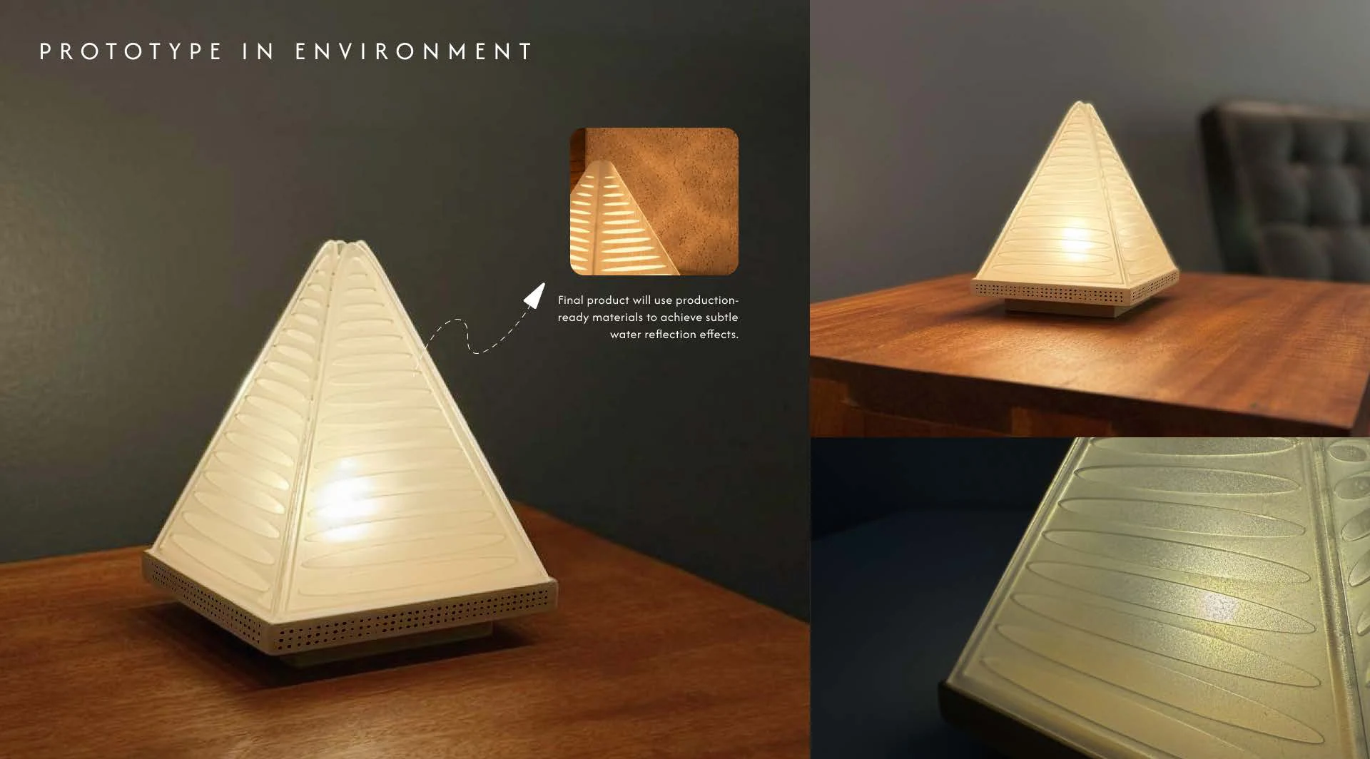 Rest ambient bedside light design by Deepa Singh